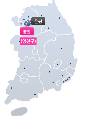LG헬로비전 지역방송사 지도